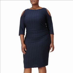 NWT Adrianna Papell - Cold Shoulder Fitted Dress
